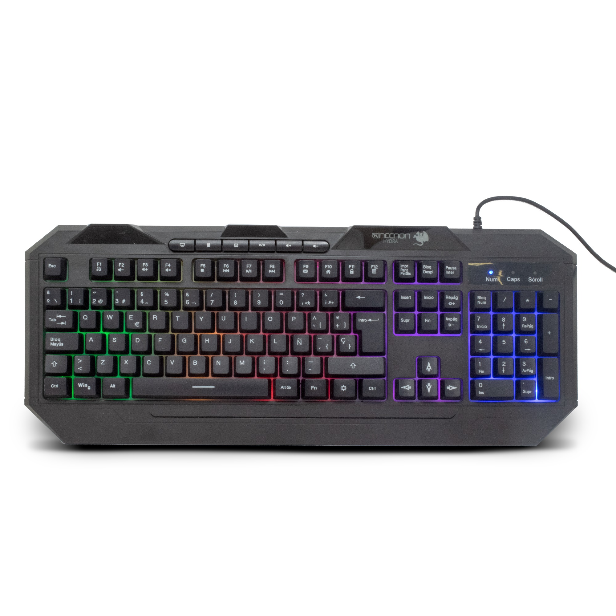Teclado Gaming Al&aacute;mbrico NECNON NGK-HYDRA
