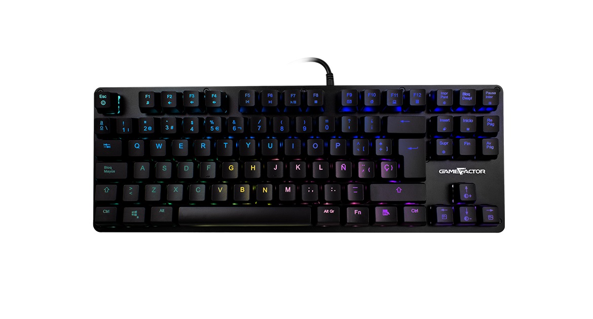 Teclado Mec&aacute;nico GAME FACTOR KBG500-BL